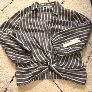 Women’s Striped Button Up Shirt